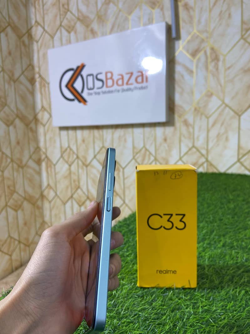 Realme C33 With box  4gb Ram 64gb Storage 3