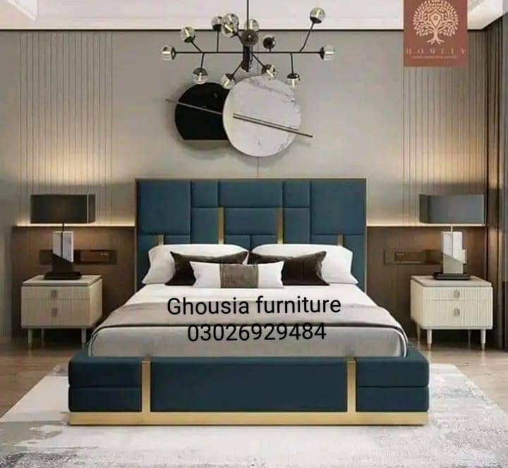 turkish style/bedset/furniture/side table/double bed/factory rate 17