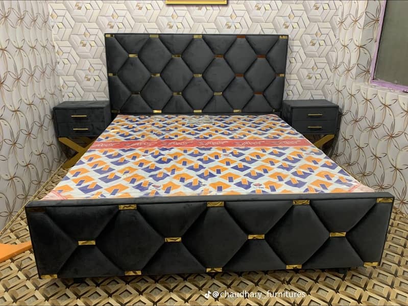 bed,double bed,king size bed,poshish bed/bed for sale,furniture 19