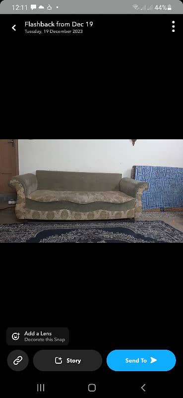 5 seater sofa available 1