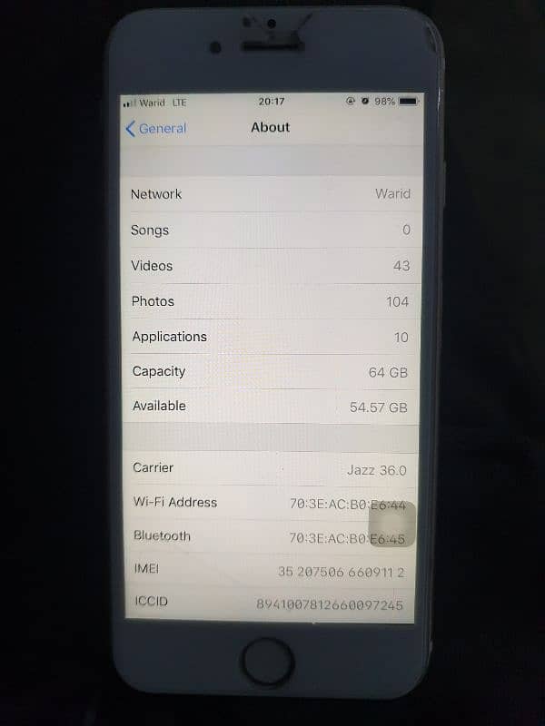 iphone6 64gb touch id not working front glass crak 2