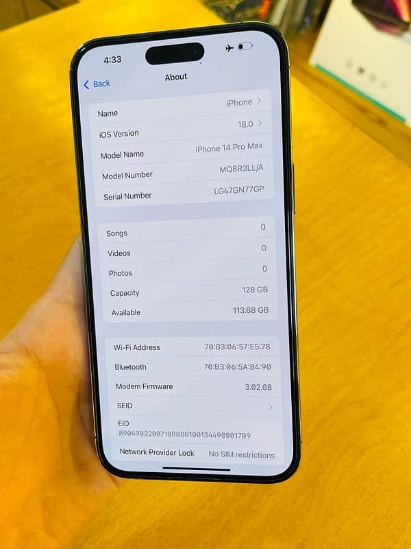 iPhone 14 Pro max 12GB PTA Approved 7