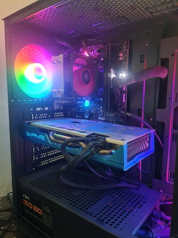 Ryzen 5 2600 + Rx 590 blue (gaming PC) 1