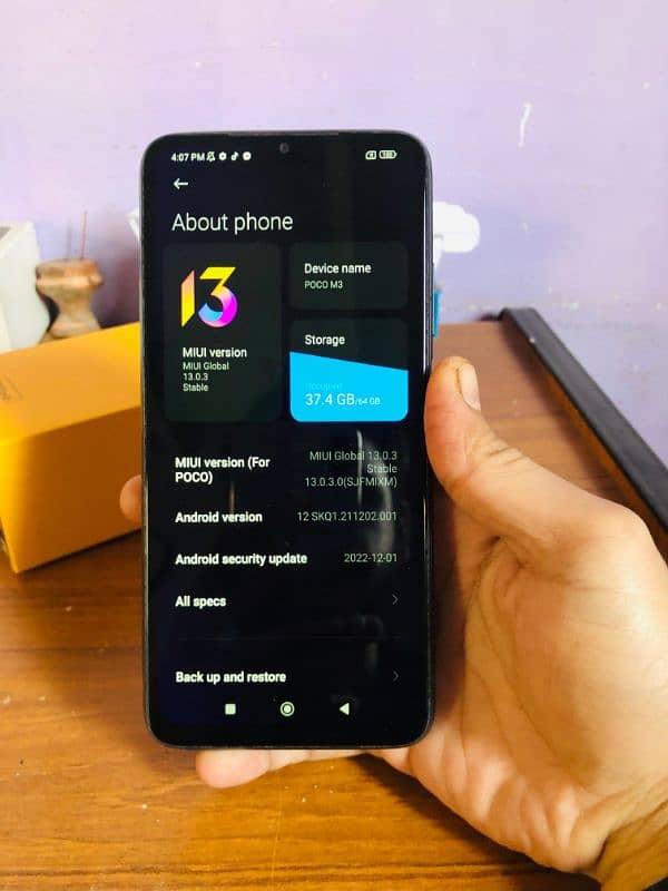 Poco m3 4/64gb with box 7