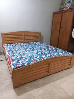 Bed without mattress