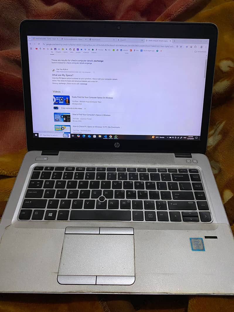 HP Elite Book 840 G4 8/256 SSD M2 Laptop 3