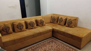 used L shape sofa