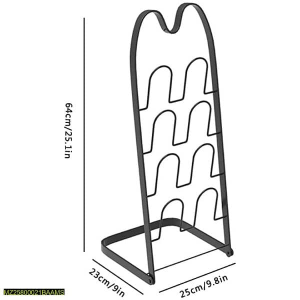 Shoes organizer stand, stand, rack, iron stand 2