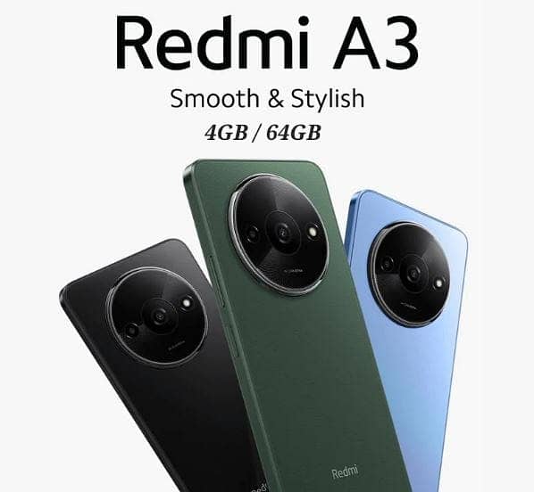 Xiaomi Redmi A3 (4/64GB) available on best installment plan 0