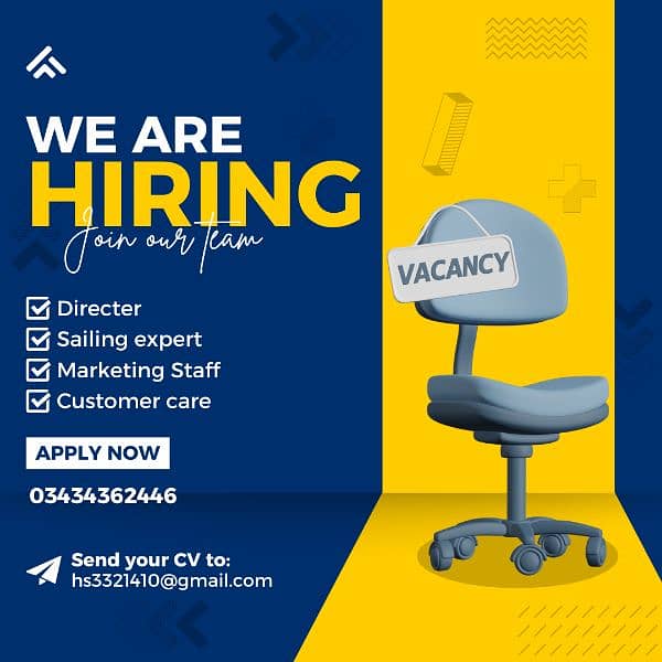 We are Hiring! for Fresher|Experience 0