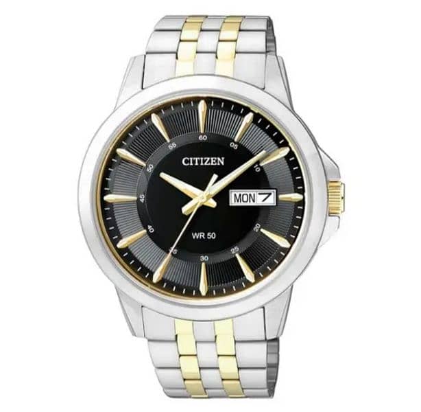 Citizen BF2018-52H Metal Band Men’s Watch Black Dial 0