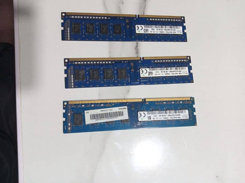 DDR3 4GB ram sticks 1600mhz PC ram 4