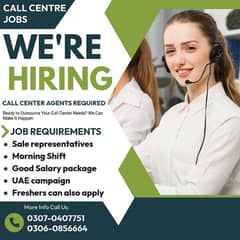 CSR Required |Jobs (Customer Sale Executive)CallCentre Jobs