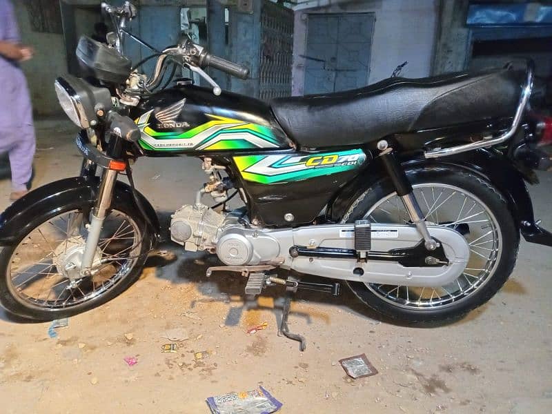 Honda CD 70 2023 karachi no 2