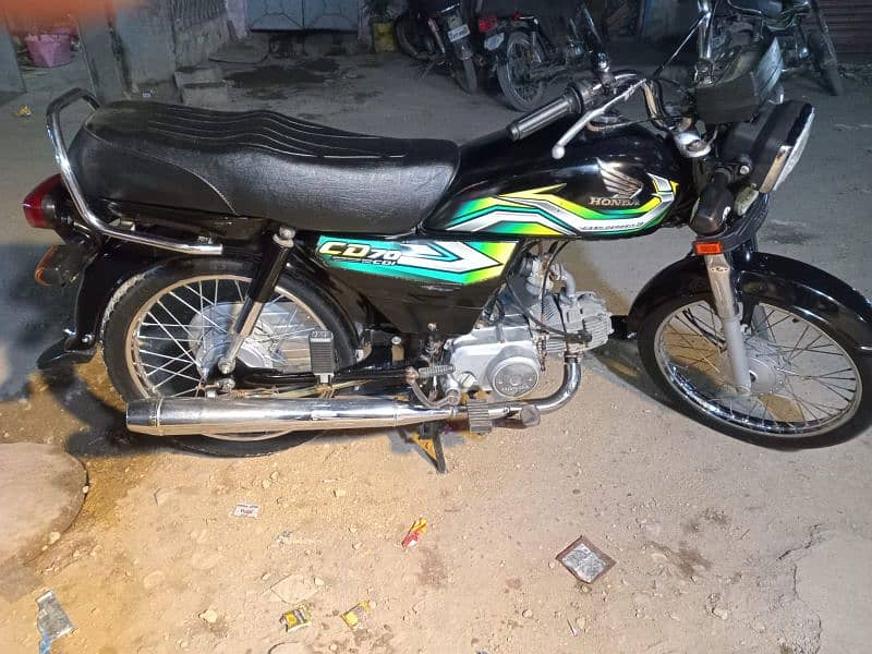 Honda CD 70 2023 karachi no 6