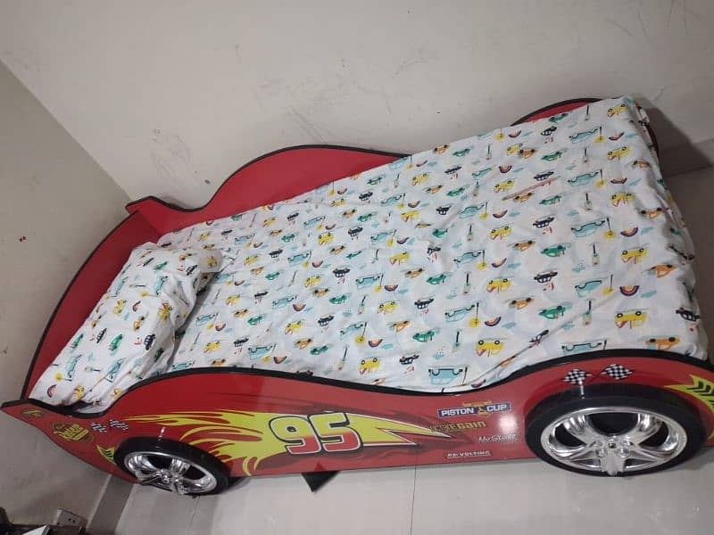 ferrari car bed with metress 1