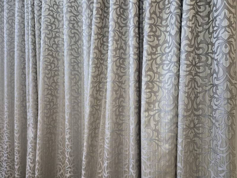 Silk curtains , grey in colour 3