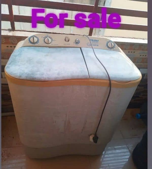 Haeir washing machine with dryer 0