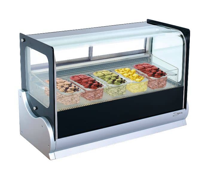 ice cream chiller deeply counter / Ice Cream Display Freezer. 2