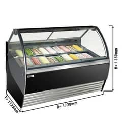 ice cream chiller deeply counter / Ice Cream Display Freezer.