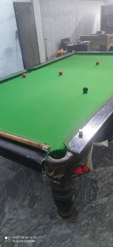 5/10 snooker table used condition 10/8 2