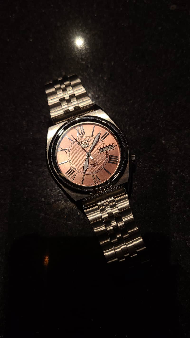 Black Seiko 5 7S26 Men's Watch 4