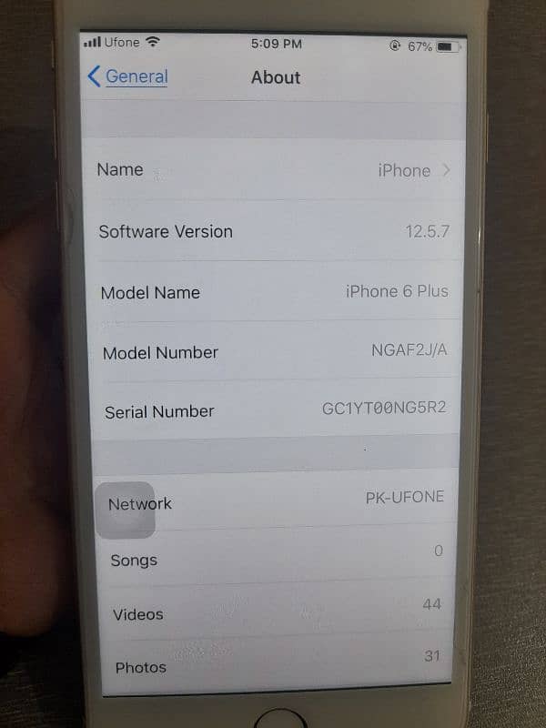 iphone 6 plus 128GB PTA Approved 3