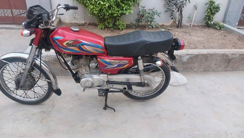 united 125 model 2022 Karachi number 0