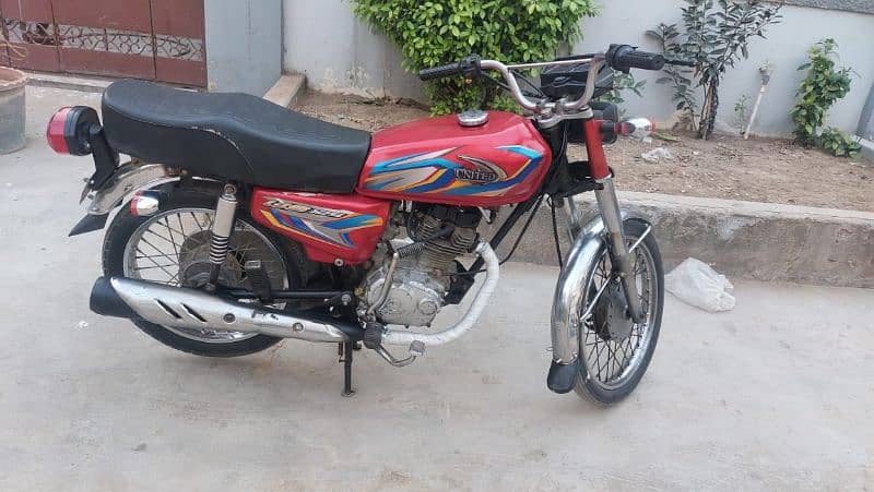 united 125 model 2022 Karachi number 3