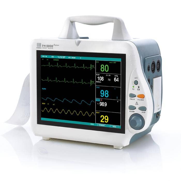 Patient Cardiac Monitor Vital Sign Monitor, BP Apparatus, SPO2, ECG. 3