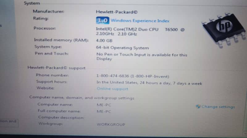 HP Intel(R) Core(TM32 Dus)/Laptop for sale 6