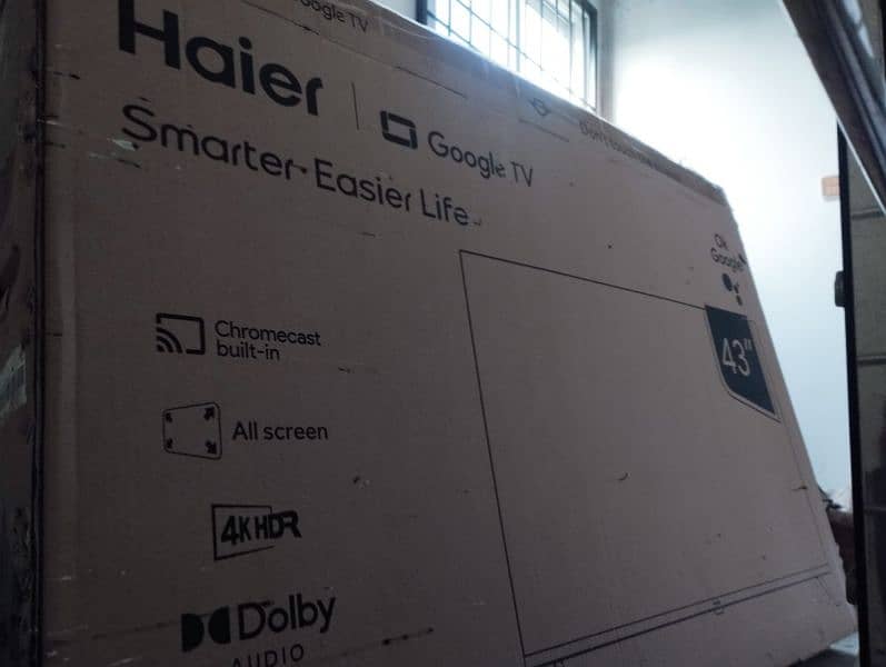 Haier 4K UHD 43" Google Smart TV 4