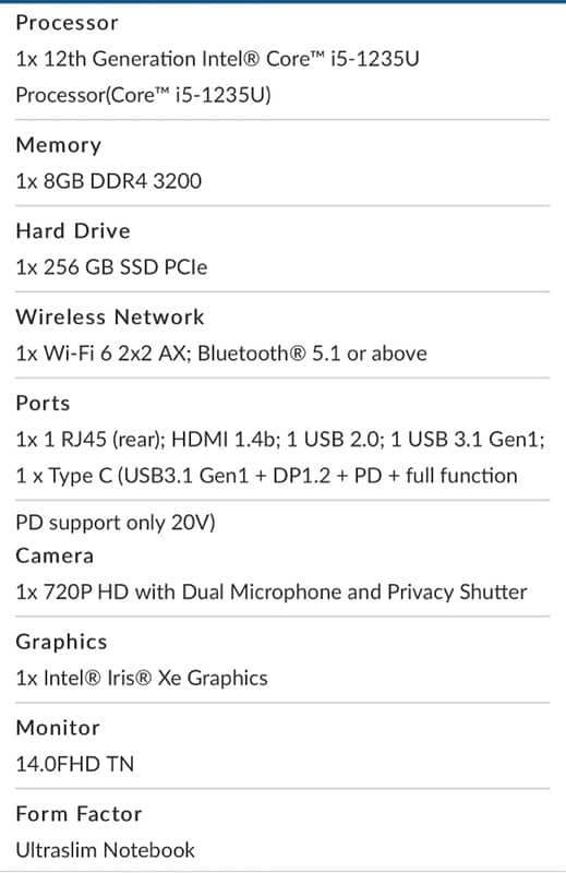 Lenovo V14 G3 12