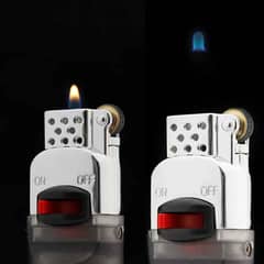 Creative Floating Flame Gas Lighter - Ghost Fire Design, Refillable