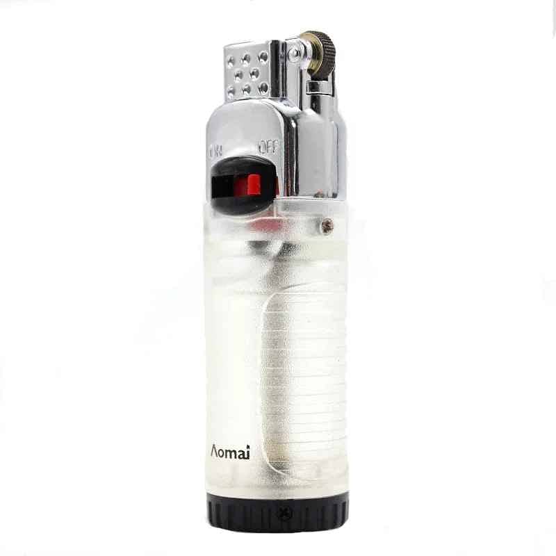 Creative Floating Flame Gas Lighter - Ghost Fire Design, Refillable 5