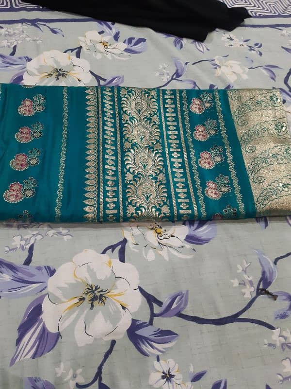 pure Indian jamawar Saree 0