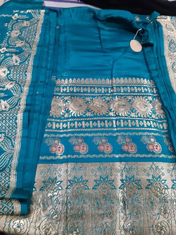 pure Indian jamawar Saree 2