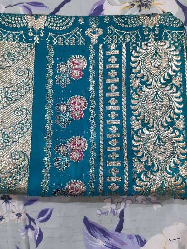 pure Indian jamawar Saree 5