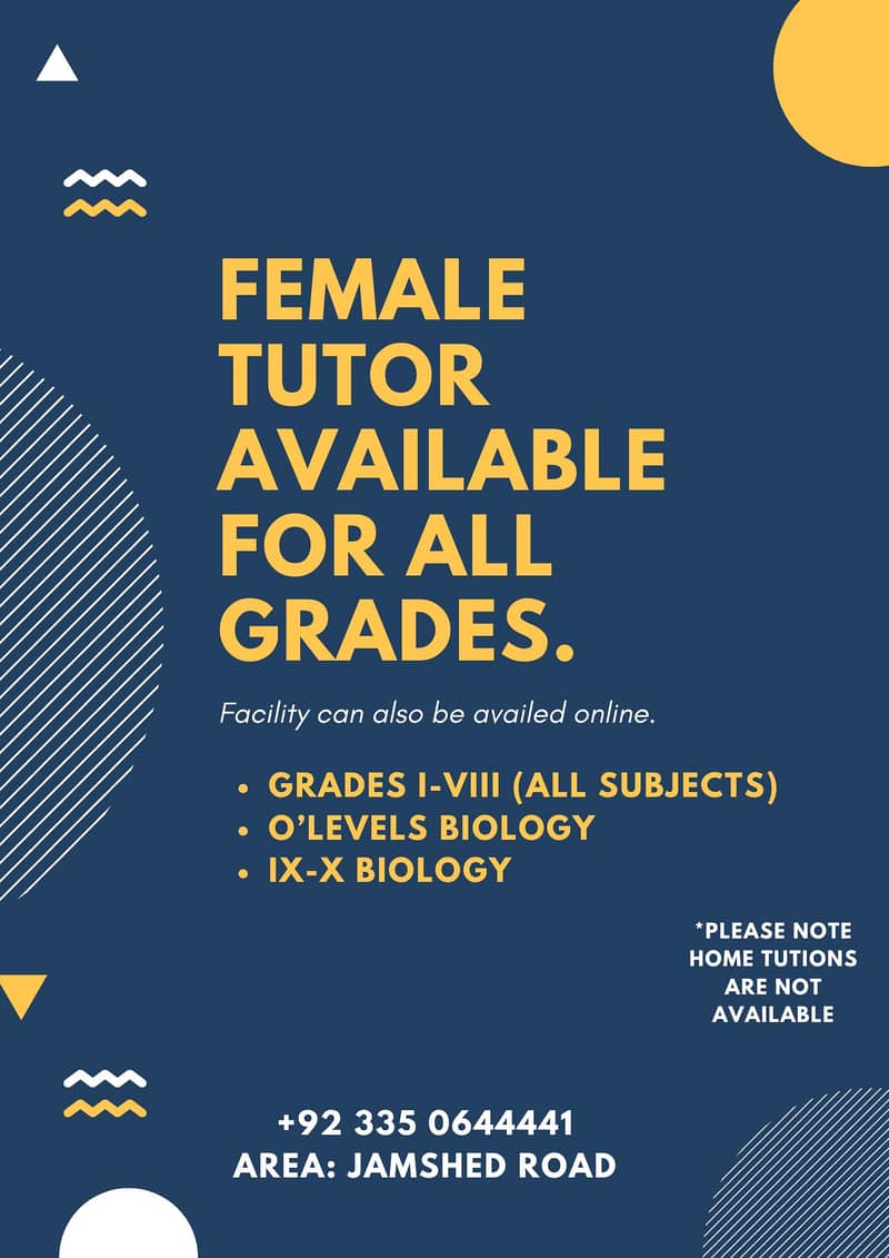 Tution for all grades 0