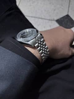 Rolex datejust silverblack 41mm