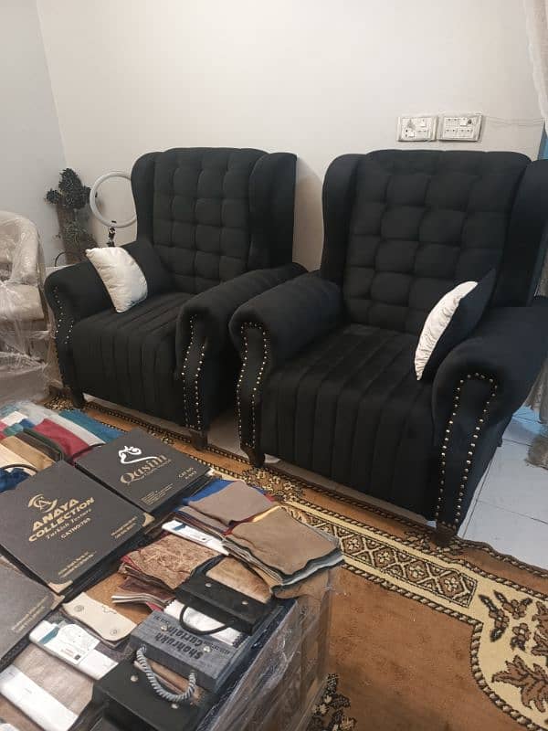 7 seater brand new sofa set 2 big high chairs 2