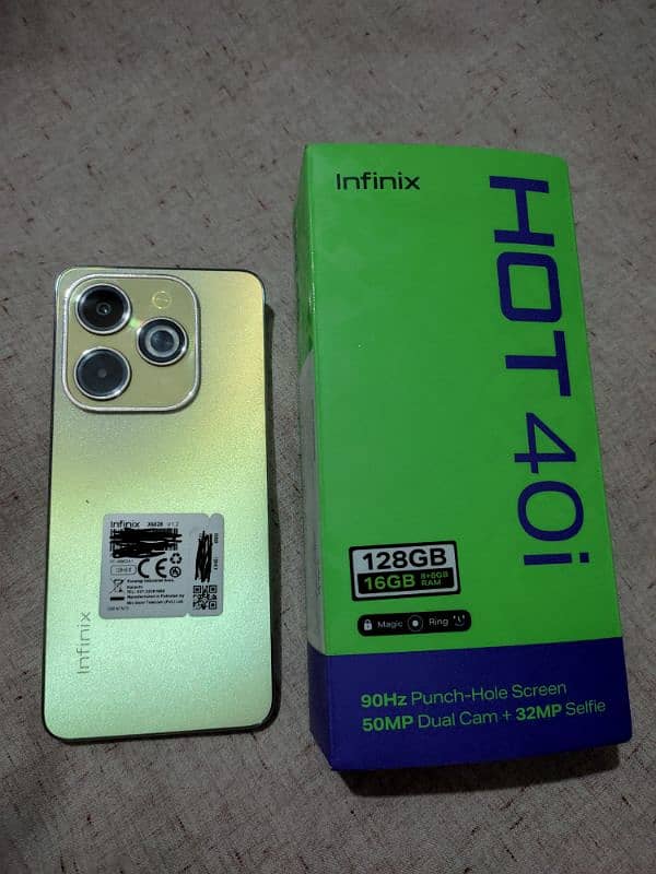 Infinix Hot 40i 8+8Gb/128Gb Lush condition 0