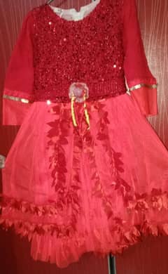 Red Fairy Frock with khossa