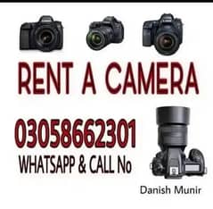 DSLR CAMERA FOR RENT ,RENT A CAMERA ,DSLR CAMERA ON RENT