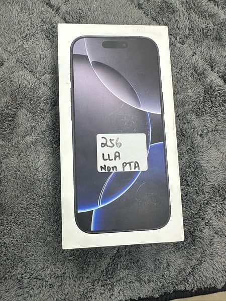 Apple 16 Pro 256GB LLa Black Non active 0