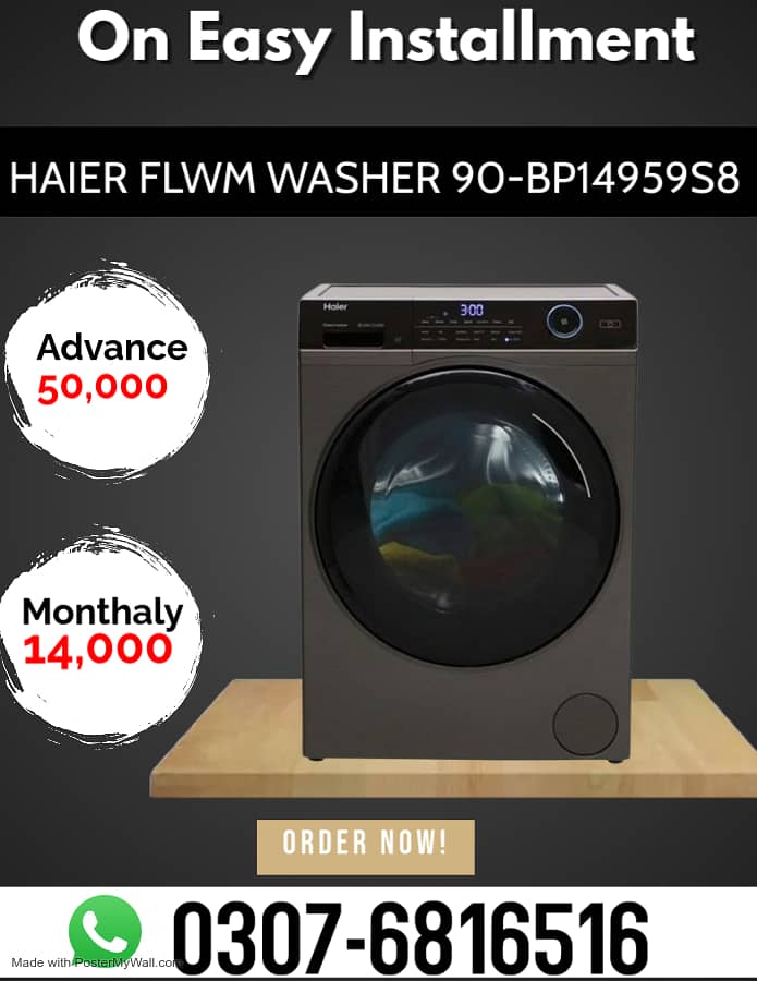 HAIER FLWM Fully Auto Washing Machine on Easy Installment 0