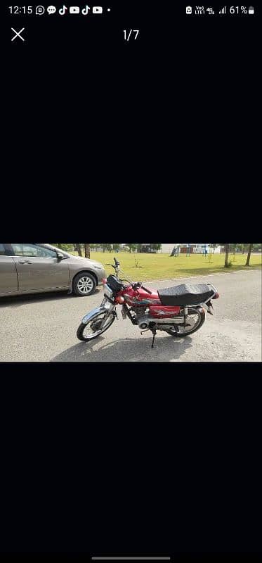 Honda CG 125 in good running condition 0