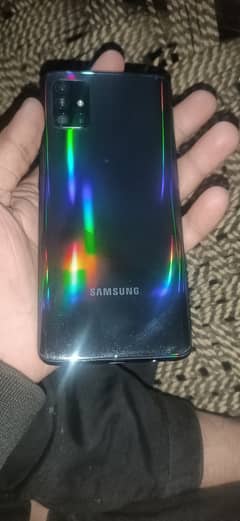 Samsung a51 6/128 with box charger nahi hai