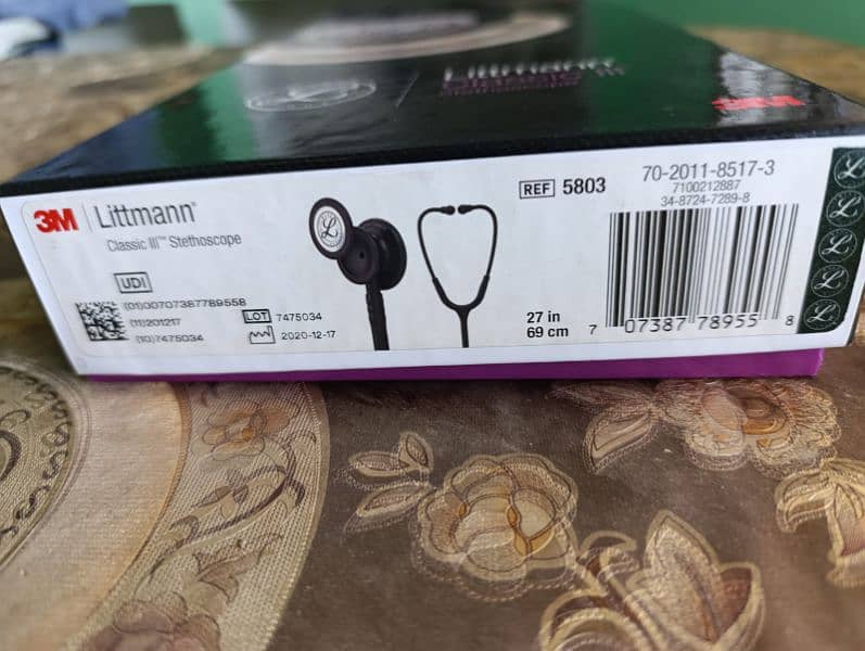 Name:   Littmann Classic 3 III Stethoscope - All Black Edition 5803 2