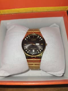 Earl Star gold plated watch